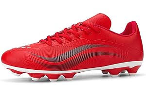 GOGOUP Chaussures de Football Homme Spike Crampons Profession Chaussures de Foot Adultes Athlétisme Entrainement Chaussures de Sport