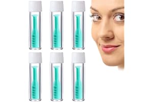 CFSVVD 6 Stück Kontaktlinsen Einsetzhilfe, Kontaktlinsen Hilfe zum Einsetzen, Silikon Kontaktlinse Einsetzer Harte und Weiche Kontaktlinsensauger mit Aufbewahrung Hülle für Kontaktlinsen