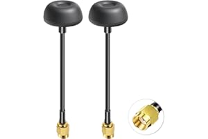 Bingfu 5.8GHz FPV Antenna 2-Pack, RHCP Pagoda Antennas with RP-SMA Connector, 5dBi Gain, for FPV Drone, Quadcopter, Goggles, TX RX Transmitter Receiver