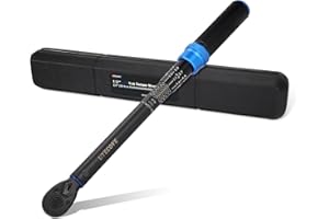 UYECOVE 1/2" Drive Click Torque Wrench, 20-220NM/14.7-162.4FT.LB, Dual-Direction for Car & Motorcycle & LKW,