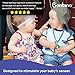 Baby Teether - 4 Silicone Sensory Baby Teething Ring Toys - Fun, Colorful and BPA-Free - Soothing Pain Relief and Drool Proof Infant Toys - Solve Teething Now
