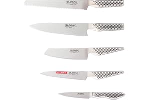 Cuchillos Global G2951138R: Juego especial de 5 piezas. (G9+G2+GS5+GS11-GS38)