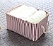 Produktbild Home Essentials roten Streifen Canvas Stoff Faltbare praktische Aufbewahrung Abfalleimer Kinderzimmer Körbe für Schlafzimmer, Schrank, Spielzeug, Wäsche, canvas, Red strips, xl