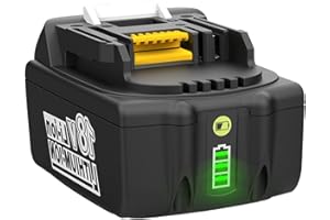 XNJTG 18V 5,5Ah Batería de Repuesto para Makita 18V Bateria BL1860 BL1850 BL1860B BL1850B BL1830 BL1840 BL1815B Compatible con Makita 18Volt LXT Herramientas