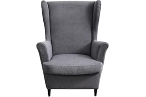 Meigeh Ohrensessel überzug Sesselhusse Sesselbezug Sessel-Überwürfe Ohrensessel Überzug Sesselbezug