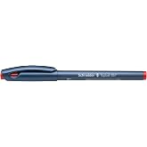 Schneider Schreibger&auml;te Topball 857 t&uuml;kenmez kalem, sağlam metal u&ccedil;lu, 0,6, kırmızı