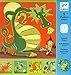 Produktbild Djeco Kreativ Set Dragons Schablonen