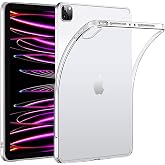 Jolita iPad Pro 6. Nesil 12.9 in&ccedil; 2022 Uyumlu Şeffaf Silikon Tablet Kılıfı Kapak Renksiz M2 12.9 in&ccedil;