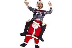 Morph Costume Babbo Natale A Cavalluccio Adulto, Costume Di Babbo Natale Uomo