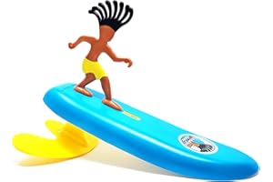 Surfer Dudes 2020 Edition Wave Powered Mini-Surfer and Surfboard Toy - Hossegor Hank
