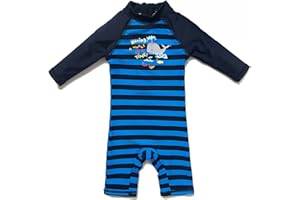 BONVERANO Traje baño bebé protección Solar UPF 50+ Cierre Cremallera