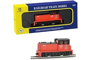 HTLNUZD 1/87 Model Train Set Narrow Gauge Model Railway Track, Nickel Silver Curved & Turnout Tracks, Perfect for Hobbyists & Train Collectors Premium Gift (96000)