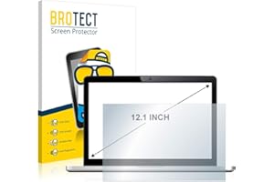 BROTECT Protector Pantalla Anti-Reflejos 12.1" para Caja Registradora con 30.7 cm (12,1 pulgadas) [247 mm x 186 mm, 4:3] (2 Unidades) Mate