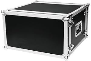 ROADINGER Rack de Efectos CO DD, 6U, 38cm de Profundidad, Negro