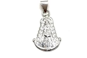 MASBARATA COLGANTE VIRGEN DEL ROCIO PLATA DE LEY 925/1000