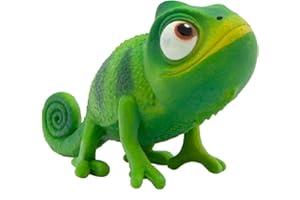 Bullyland 12422 - Figurka do zabawy Chameleon Pascal z Walta Disney Roszpunka – świeżo rozpieszczona, ok. 6 cm, wierna w szczegóły, idealna jako mały prezent dla dzieci od 3 lat