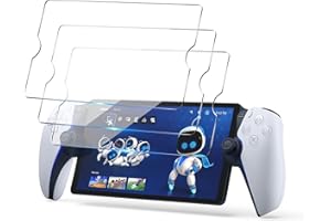 IBETEK 3 Protector de Pantalla Vidrio Templado para Sony PS5 PlayStation Portal, Dureza 9H, Resistente a Arañazos y Huellas Dactilares