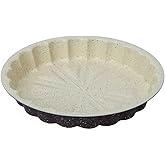Karbon &Ccedil;elik 30 cm Yuvarlak Dilimli Tart Turta Kek Kalıbı mt211