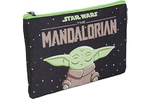 CERDÁ LIFE'S LITTLE MOMENTS - Neceser Maquillaje Mujer Pequeño de The Mandalorian - Licencia Oficial Disney, Azul Oscuro