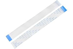 sourcing map Cable plano flexible, 32 pines, 0,5 mm de paso 150 mm, FPC FFC cable de cinta flexible para TV LCD, coche, reproductor de DVD, portátil, 5 unidades (tipo B)