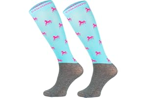 TODO Comodo STPJM Calze Equitazione Bambina Donna Estivi, sottile, traspirante | Calzini da Equitazione Ragazza Ragazzo