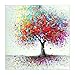 Produktbild MXJSUA 5D Diamant Malerei volle Runde Bohrer Kits f¨¹r Erwachsene eingef¨¹gt Stickerei Kreuzstich Kunst Handwerk f¨¹r Home Wall Decor bunten Baum 12 x 12 Zoll