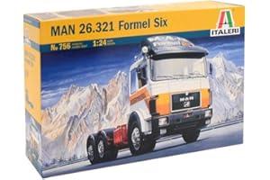 Italeri - I756 - Maquette - Voiture et Camion - Man 26.321 Formel Six - Echelle 1:24