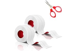 TATUNER Nastro Sigillante Impermeabile, Bordo Vasca da Bagno, Nastro Adesivo Impermeabile, Perdite Resistenze Nastro Autoadesivo per Bagno/Cucina/Doccia (Bianco,38mm)