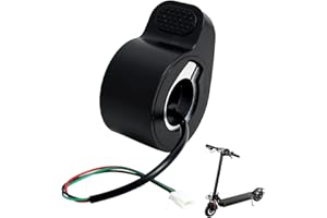 Aeipou Thumb Throttle Electric Scooter Accelerator for Xiaomi M365/M365 Pro2/1S/MI 3/Ninebot G30/MaxG30/Essential Pro Speed Controller Replacement Finger Throttle Booster for Ebikes Accessories Black