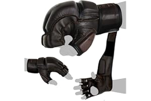 ‎FOX-FIGHT LEGEND MMA Handschuhe professionelle hochwertige Qualität echtes Leder Boxhandschuhe Sandsack Training Grappling Sparring Muay Thai Kickbox Freefight Kampfsport BJJ Sandsackhandschuhe Gloves FOX-FIGHT