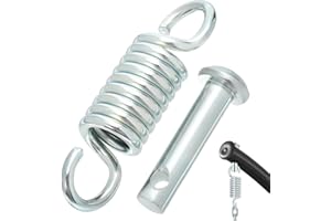 iplusmile Kit de support de balançoire 1 jeu de crochets en acier à ressort pour chaises à œufs suspendues trampolines