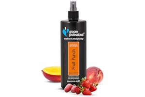 GROOM PROFESSIONAL Fruit Punch Dog Cologne Spray - Dog Perfume Spray - Dog Spray for Smelly Dogs - Tropical Cocktail Scent - Fruity Fragrance - Perfect for Between Washes - Long-Lasting Scent, 500ml