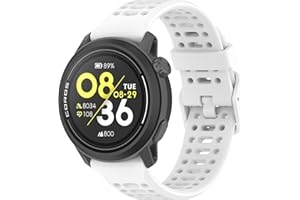 Harikiri 20mm 22mm Sport Silicone Bracelet pour COROS PACE 3/APEX 2 Pro/PACE 2/APEX Pro/APEX 2/APEX 46mm/APEX 42mm pour Hommes et Femmes