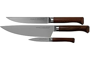 Opinel ESTUCHE TRIO - LES FORGES 1890 Cuchillo Chef 20 cm Cuchillo de trinchar Patatero