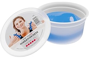 Kintex Plastilina terapeutica per Esercizi, 85 g, 6 Punti di Forza, Allenamento della Mano, spremitura della Mano,Stucco fisioterapico, Terapia della Mano