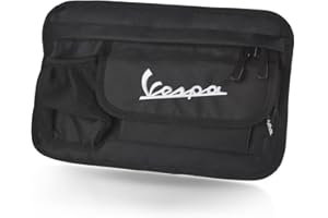 ZHUOWU Borsa per Scooter Elettrico Nylon per Moto Guanti Sella Borse Bagagli Atrezzi Decora Scatola per VESPA GTS GTV LX LXV Scarabeo Sprint 150