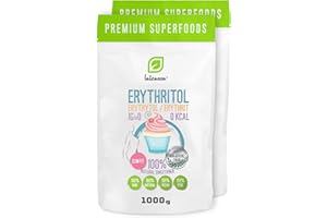 INTENSON Érythritol 2 kg | 100% Naturel Edulcorant | Végétalien | Edulcorant Granule | Alternative au sucre | Convient aux Diabétiques