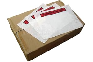 Tenzalope Packing-list Envelopes Polythene A5 Document Enclosed 225x168mm [Pack of 1000] Printed
