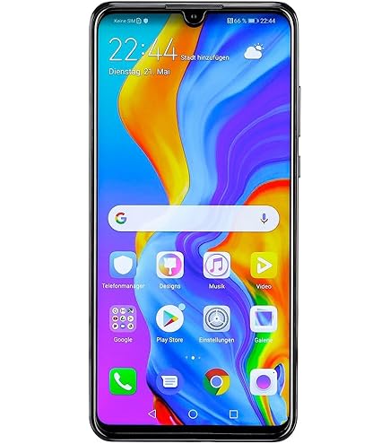 Huawei P30 Lite MAR-LX1A 128GB Noir - Désimlocké - Bon état + Chargeur Neuf