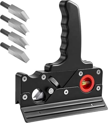 Verstellbarer Handhobel Aus Stahl – Mit 6 Ersatzklingen, Ergonomisch Für Feinarbeiten In Der Holzwerkstatt