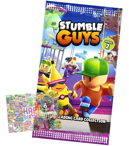 Panini Stumble Guys TC 2 Sammelkarte Blister 4 Hüllen und 1 Karte - Limitierte Auflage Panini Stumble Guys TC 2 Sammelkarte Blister 4 Hüllen und 1 Karte - Limitierte Auflage