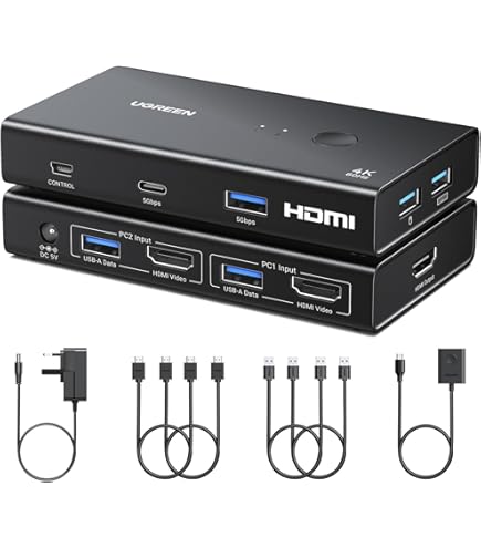 Hdmi Switch Conectar Dvr A Portatil Con Hdmi Kvm Hdmi Extensor