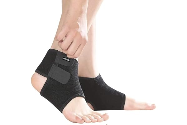 ONTYZZ Bandage de Cheville d'enfants 1 Paire Ajustable Attelle de Cheville Protect Élastique Les Enfants Soutien de la Cheville pour Football Basketball Cyclisme Course à Pied Danse Protège Cheville