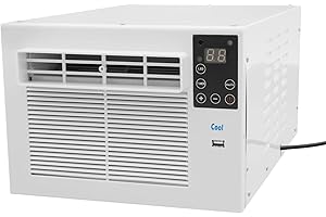 DSYOGX Tragbares Mini-Klimaanlage, AC 220V 280W Mobile Kühlgerät, Kompaktes Geräuscharm Cool Fensterkühler Klimagerät für Schlafzimmer, Höhlen, mit Timer-Funktion (bis zu 12 Stunden)
