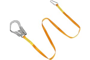 WMLBK Ceinture de sécurité anti-chute, 1,8 m de protection contre les chutes - Avec 2200 kg - Corde à outils - Protection contre les chutes - Pour l'escalade en plein air, l'alpinisme
