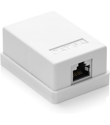 Prise RJ45 Cat6 STP - LEGRAND - Dooxie - Blanc - Intérieur - 2 Ports
