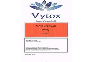 Alpha Lipoic Acid (600mg) 120 Tablets, 4 Months Supply, by vytox, Vegetarian
