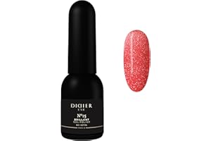 Didier Lab - Gel Polish Brillant No.15 - Produit Professionnel Manucure Pédicure - Pigmentation Riche pour Couverture Complète - Très Brillant - Idéal débutant - Lampe LED/UV - Cadeau Femme