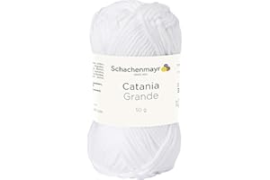 ‎SCHACHENMAYR SINCE 1822 Schachenmayr Catania Grande, 50G white Handstrickgarne