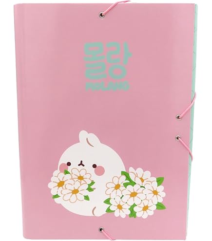 Chemise Cartonnée A4 Pusheen - Pochette Rigide 24x34cm Avec Rabats Et Élastiques